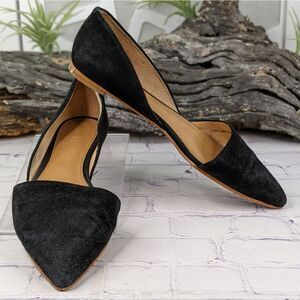 J. Crew Zoe Suede d'Orsay Flats